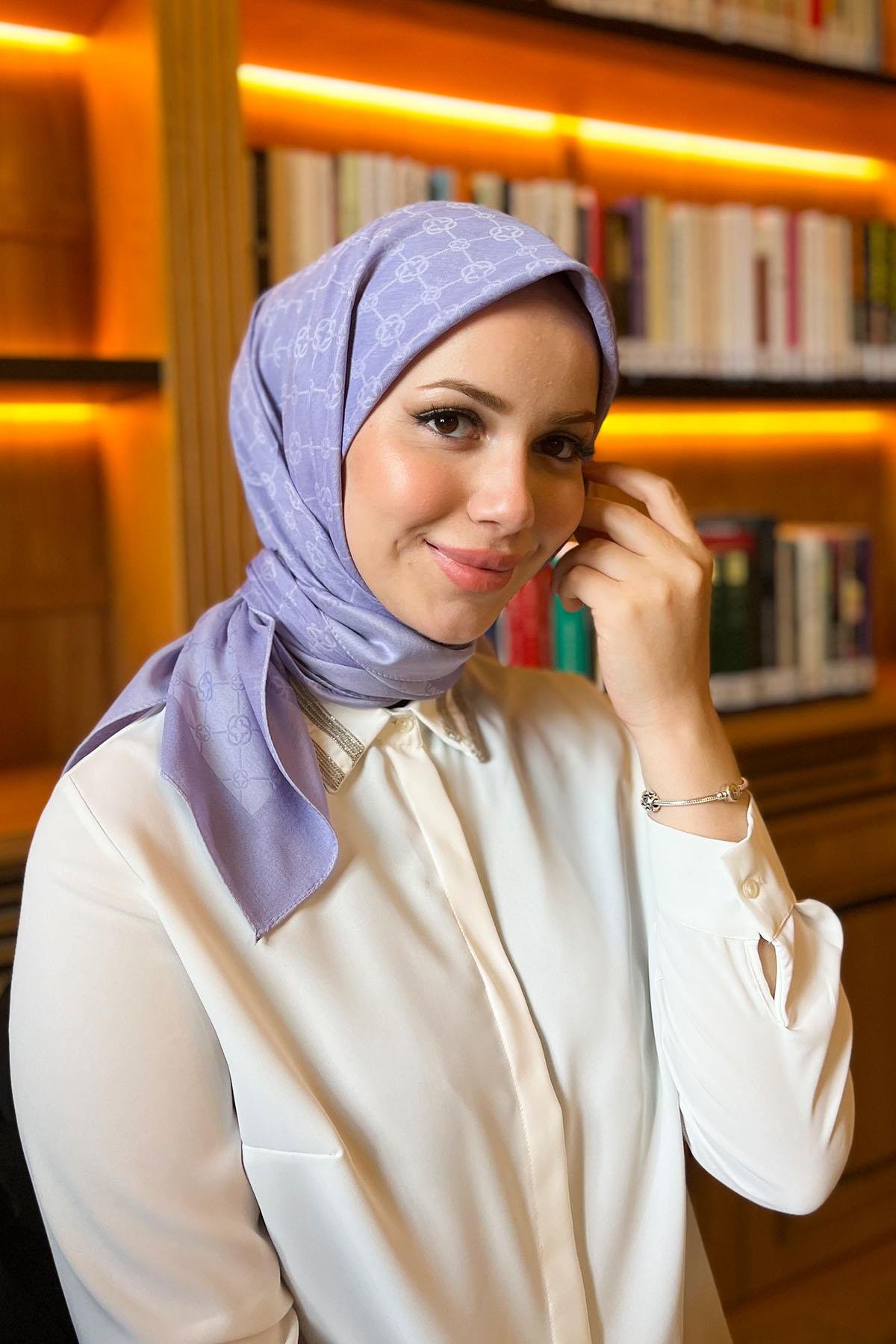 Aker Elegance Monogram Eşarp - 1090500-992