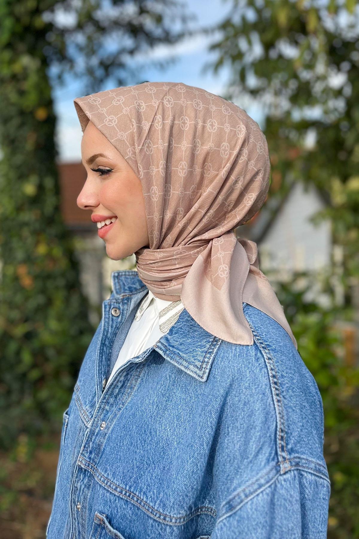 Aker Elegance Monogram Eşarp - 1090500-983