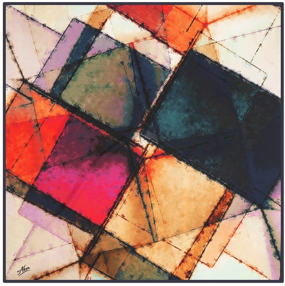 Aker Eşarp - Polyester Tivil Kumaş - 7487795-923