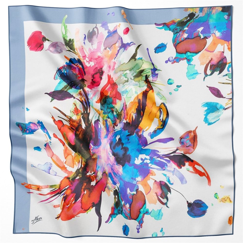 Aker Eşarp - Polyester Tivil Kumaş - 7866795-922