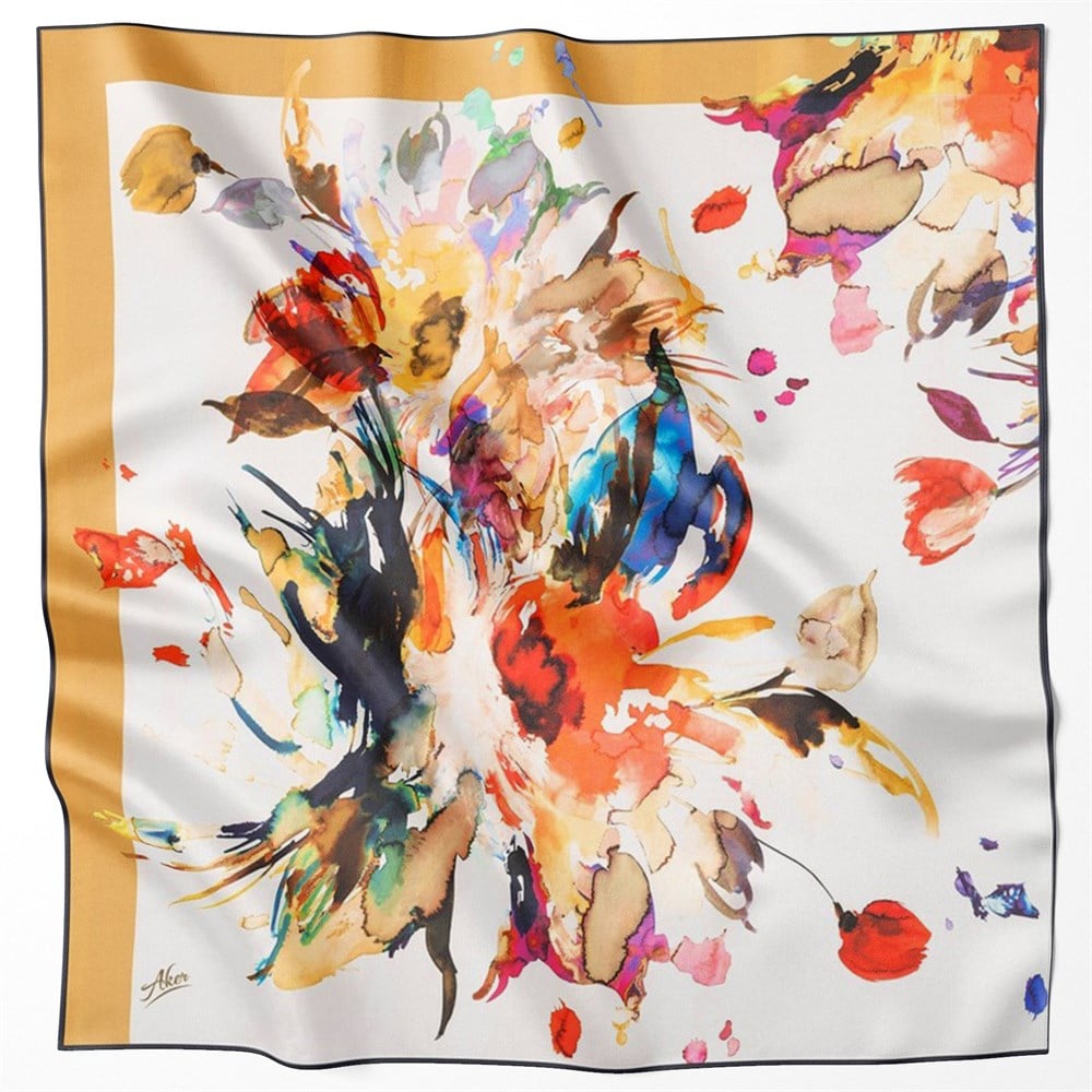 Aker Eşarp - Polyester Tivil Kumaş - 7866795-923