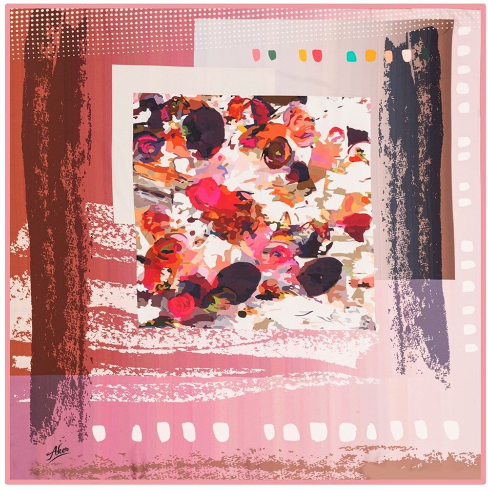 Aker Eşarp - Polyester Tivil Kumaş - 8015795-991