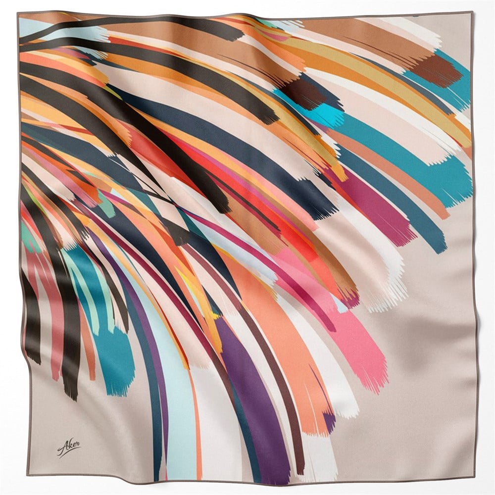 Aker Eşarp - Polyester Tivil Kumaş - 8082795-971