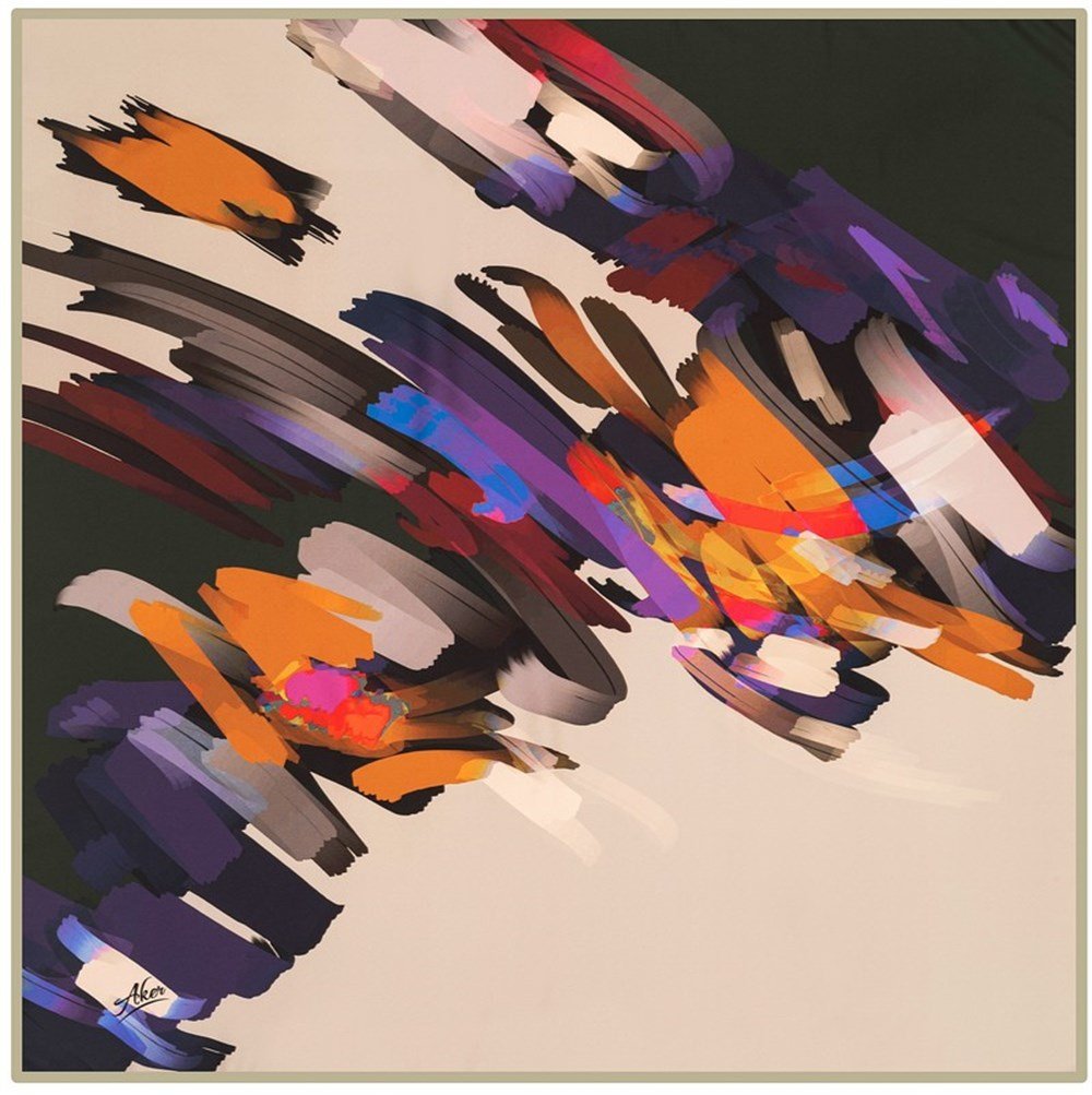 Aker Eşarp - Polyester Tivil Kumaş - 8295795-952