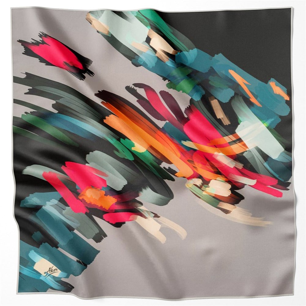 Aker Eşarp - Polyester Tivil Kumaş - 8295795-971