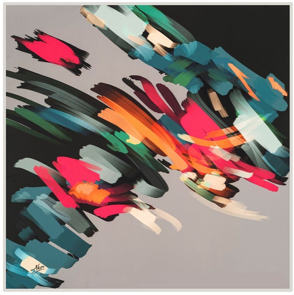 Aker Eşarp - Polyester Tivil Kumaş - 8295795-971