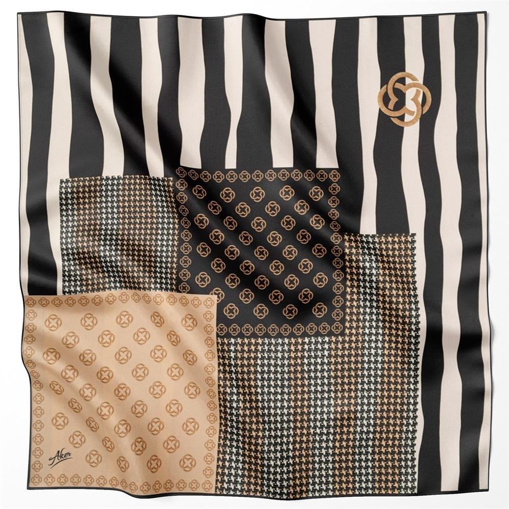 Aker Hafif Defolu Polyester Eşarp - 7940795-912 - C126