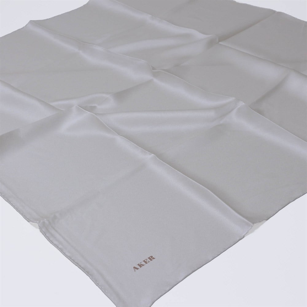 Aker İpek Eşarp - 2018/2019 Sonbahar-Kış - 7747758-375 - Düz Taşlanmış Sura İpek