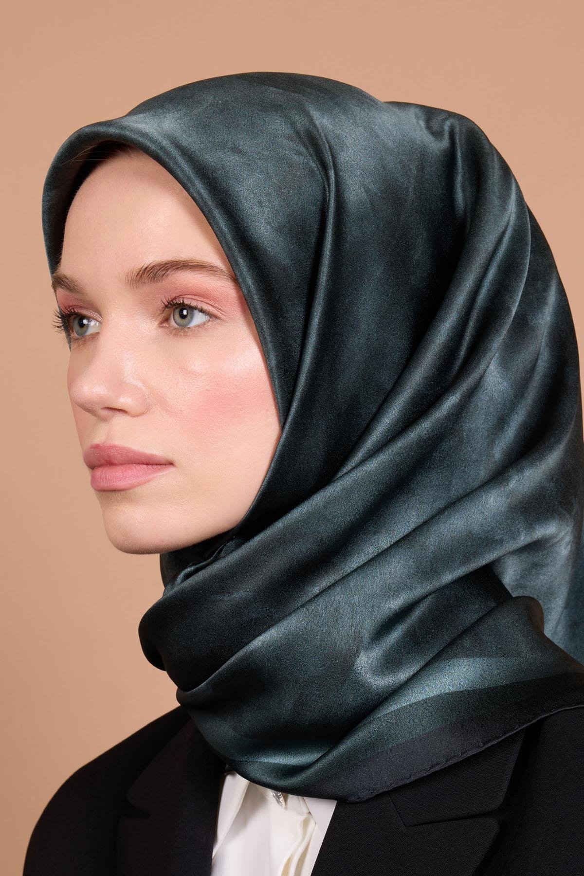 Aker Silk Scarf - 2024 Spring-Summer - 8783757-351 - Taşlanmış Satin Silk