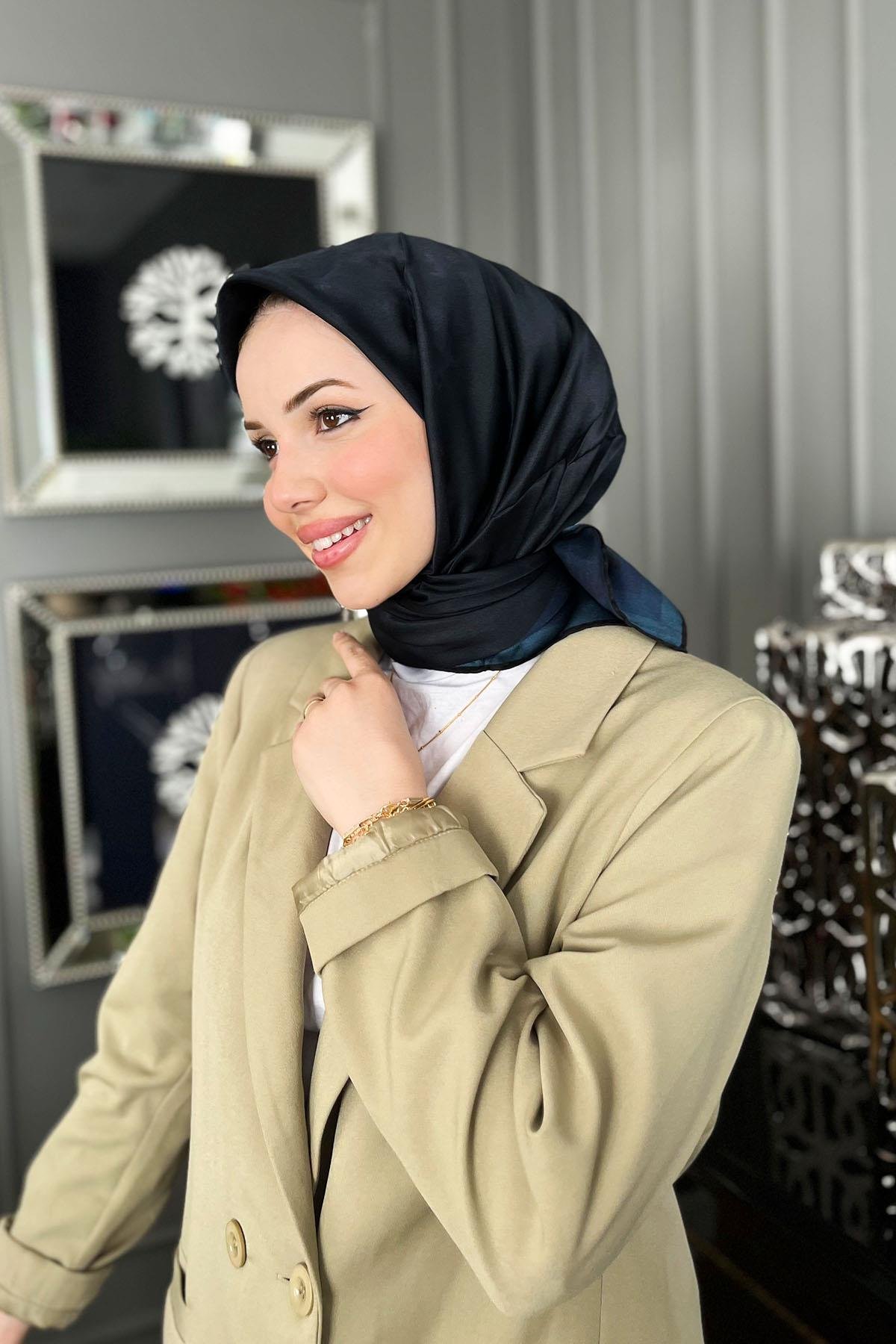 Aker İpek Eşarp - 2024 İlkbahar-Yaz - 8783757-313 - Taşlanmış Sura