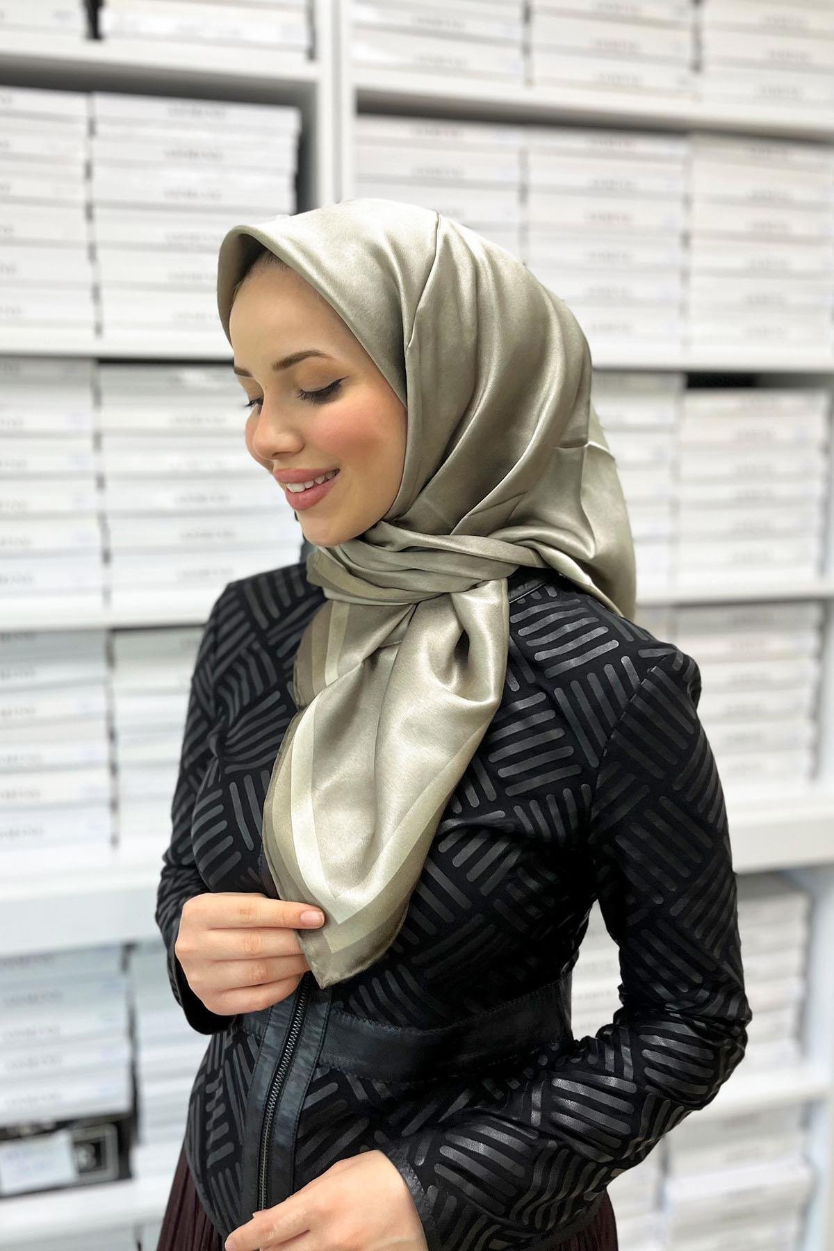 Aker İpek Eşarp - 2024 İlkbahar-Yaz - 8783757-333 - Taşlanmış Sura