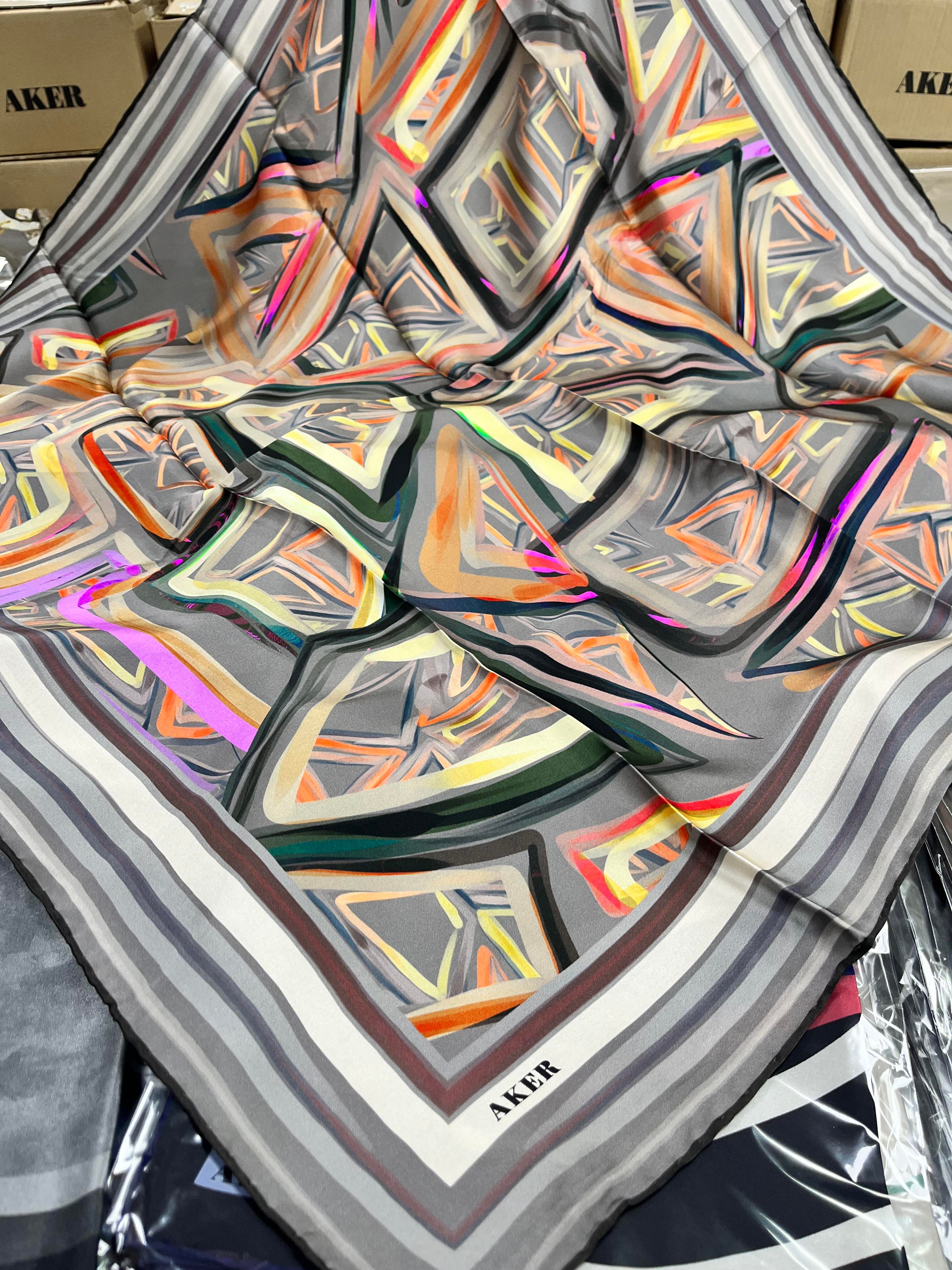 Aker İpek Eşarp - 2024 İlkbahar-Yaz - 8794701-371 - Sura