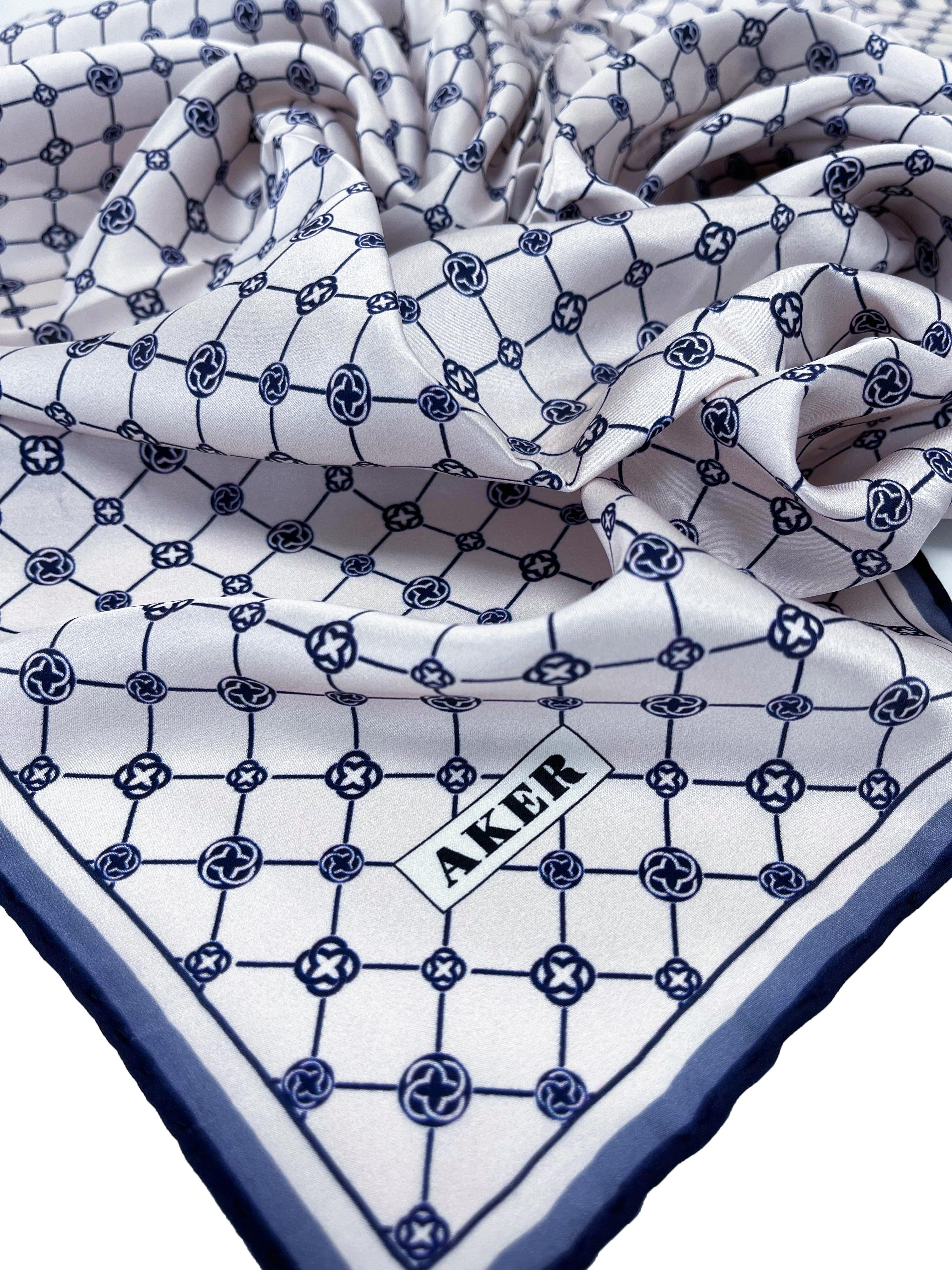 Aker Silk Scarf - 2025 Spring-Summer - 8981701-322 - Satin Silk