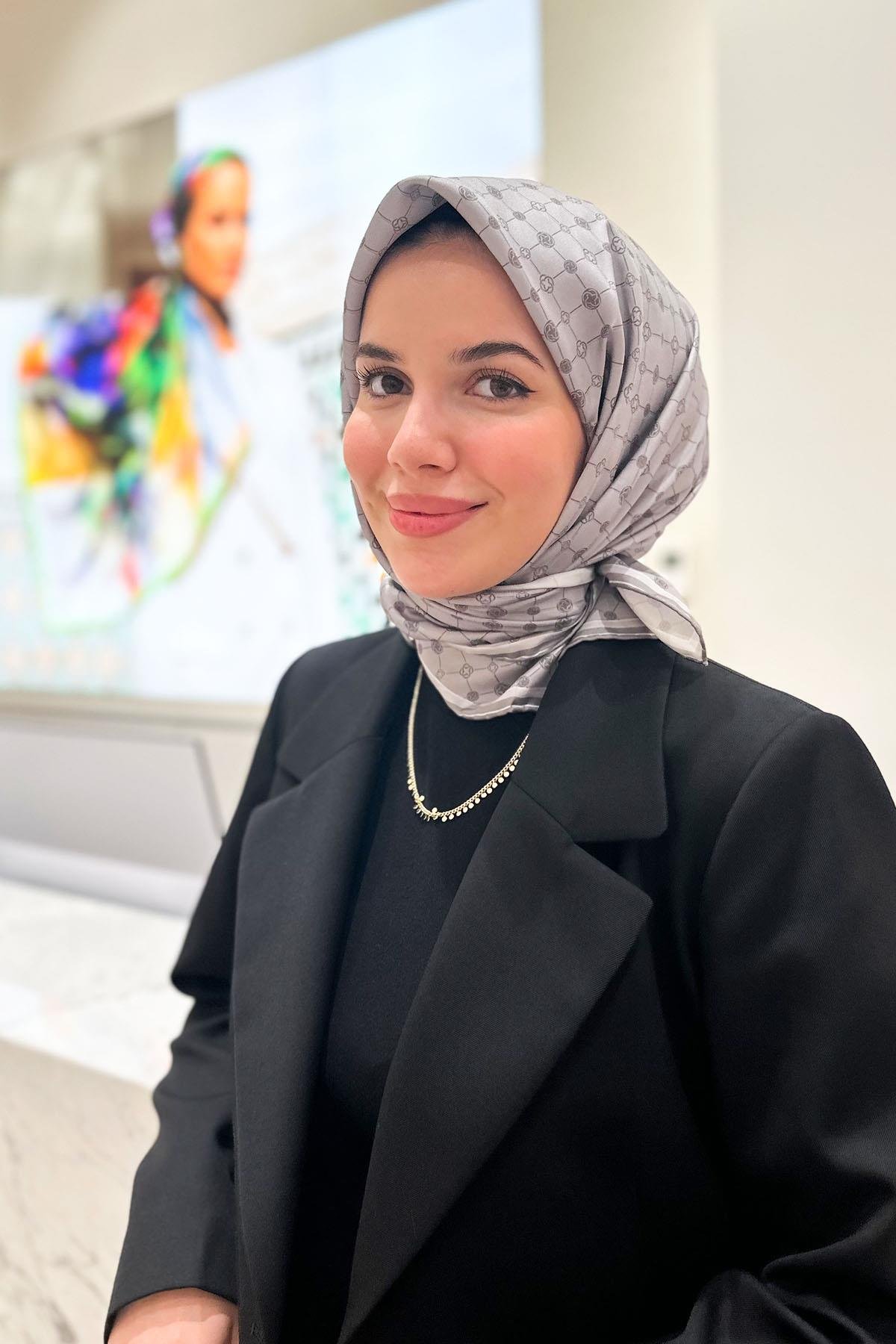 Aker Silk Scarf - 2025 Spring-Summer - 8981713-972 - Twill Silk