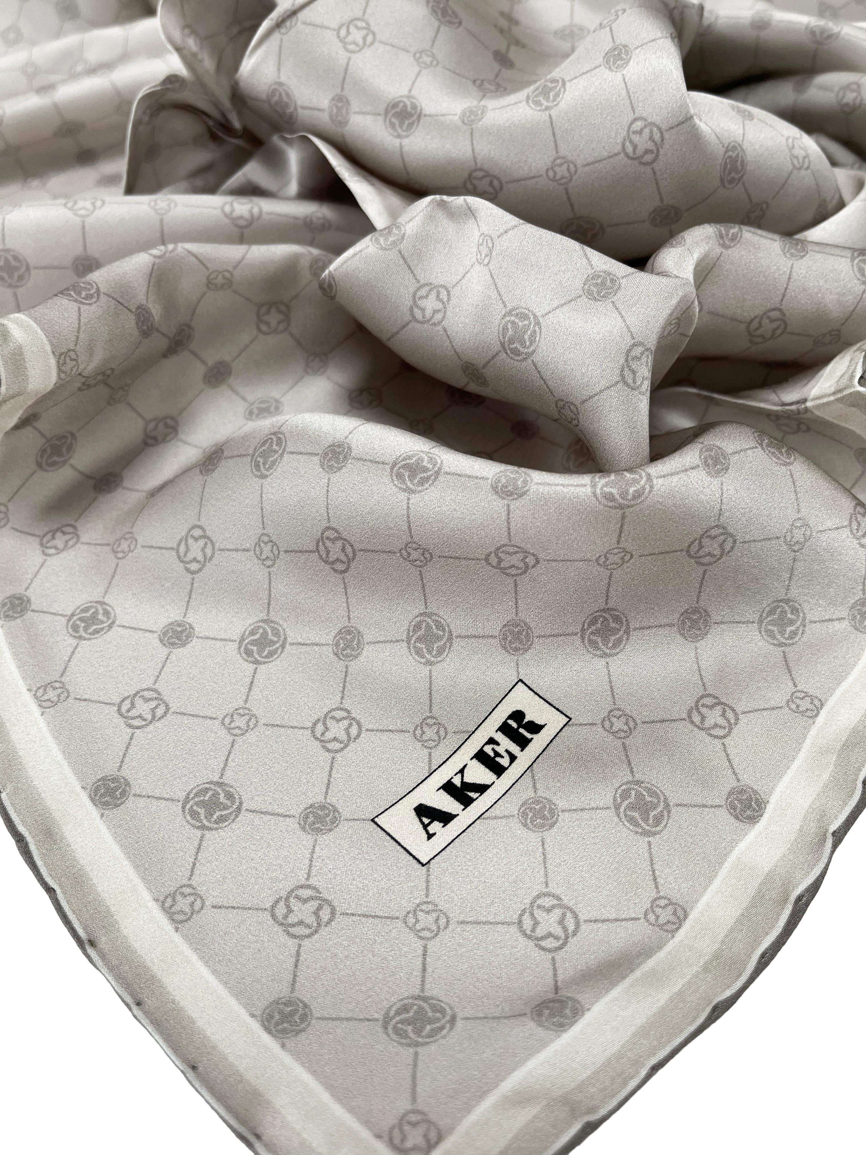 Aker Silk Scarf - 2025 Spring-Summer - 8981713-932 - Twill Silk