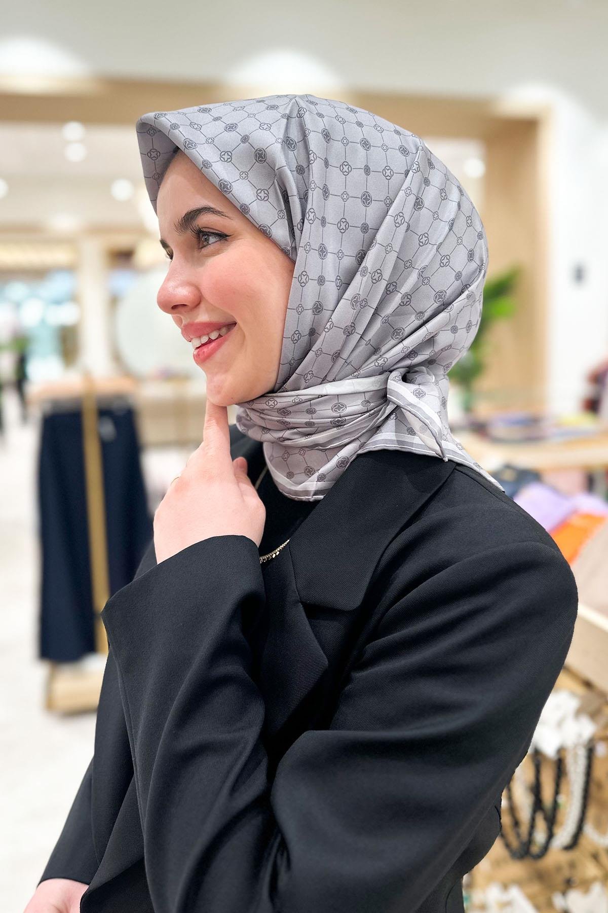 Aker Silk Scarf - 2025 Spring-Summer - 8981713-972 - Twill Silk