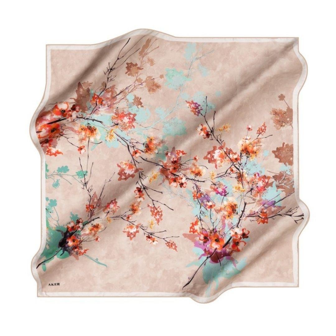 Aker Silk Scarf - 2025 Spring-Summer - 8982713-931 - Twill Silk