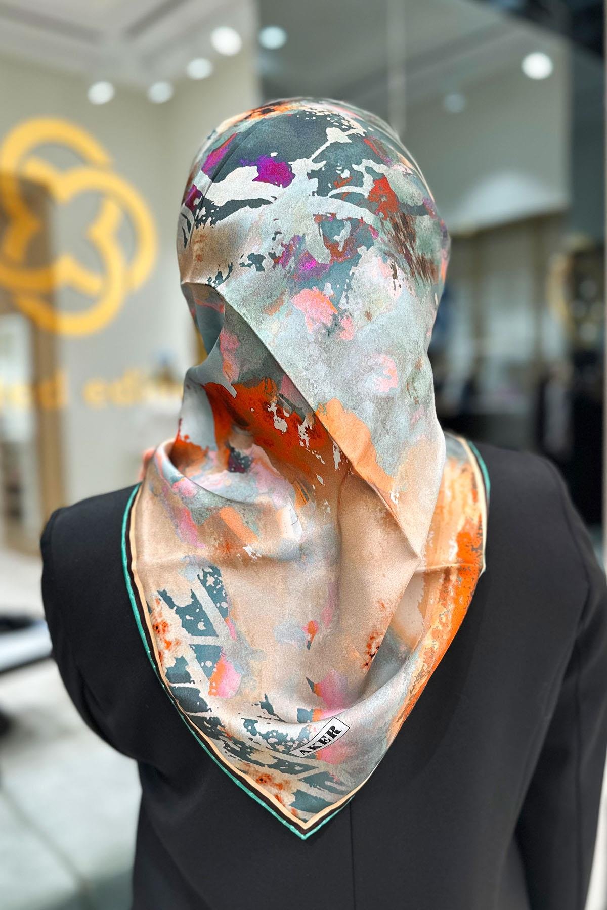 Aker Silk Scarf - 2025 Spring-Summer - 8989713-951 - Twill Silk