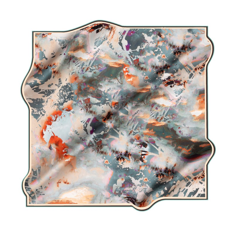 Aker İpek Eşarp - 2025 İlkbahar-Yaz - 8989701-351 - Sura