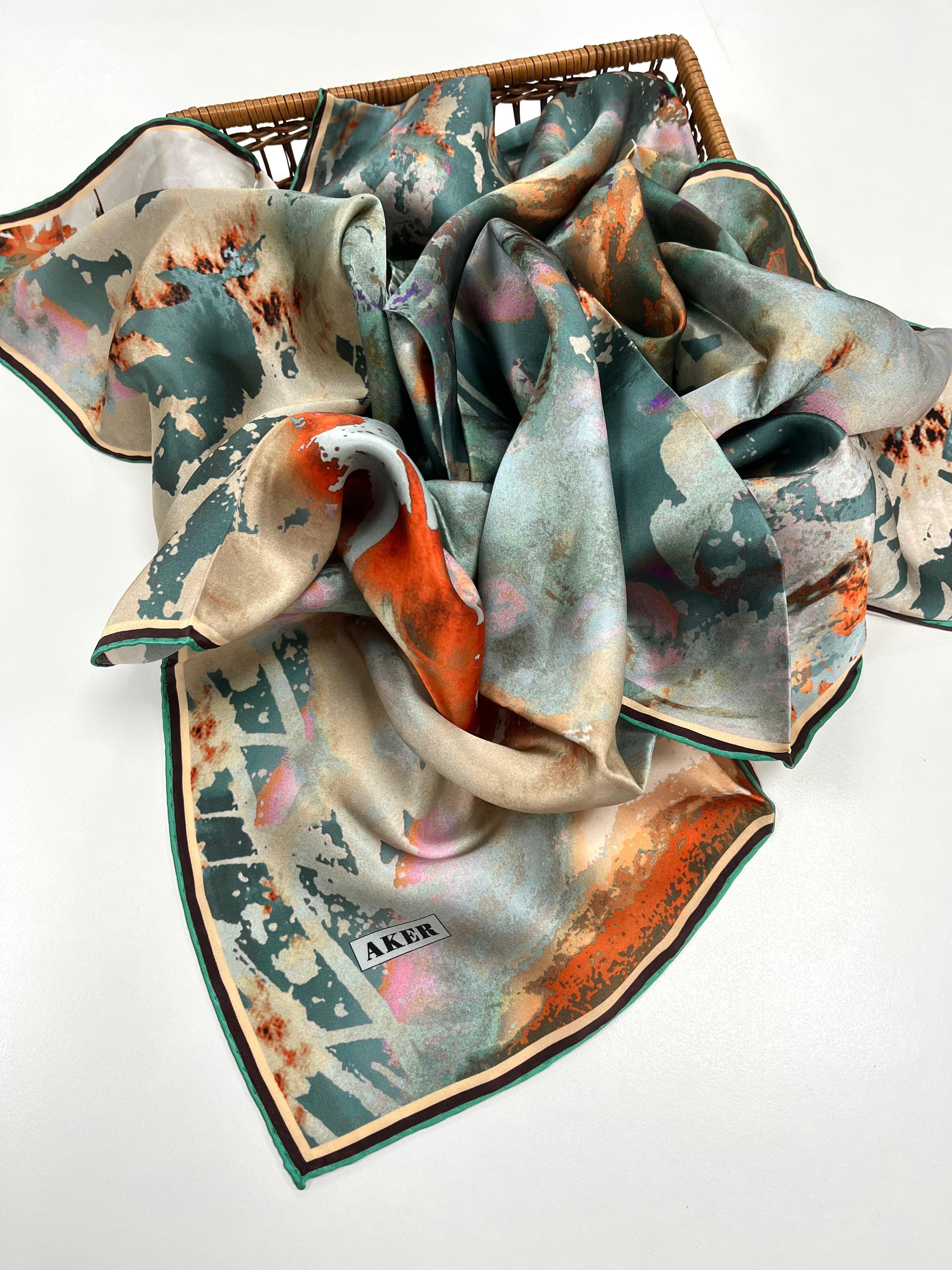 Aker Silk Scarf - 2025 Spring-Summer - 8989713-951 - Twill Silk