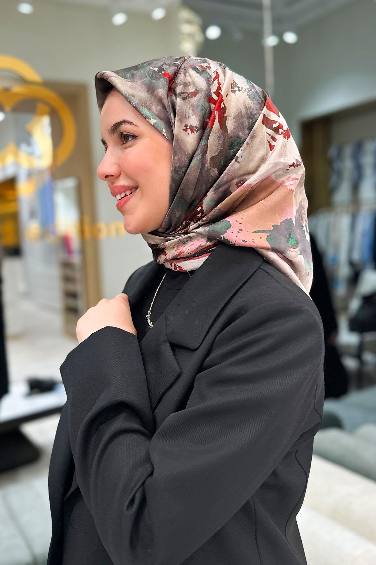 Aker Silk Scarf - 2025 Spring-Summer - 8989713-911 - Twill Silk