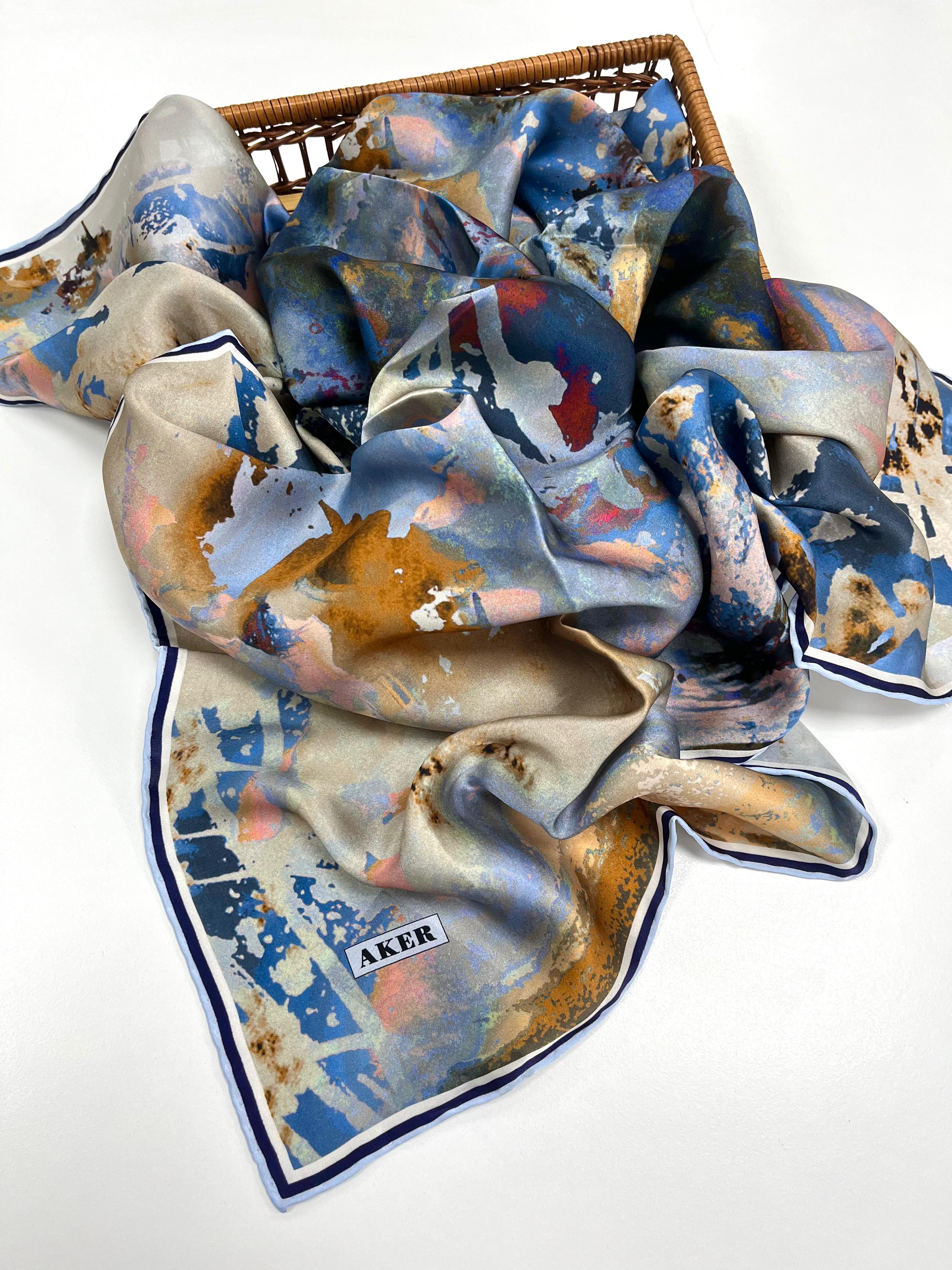 Aker Silk Scarf - 2025 Spring-Summer - 8989713-921 - Twill Silk