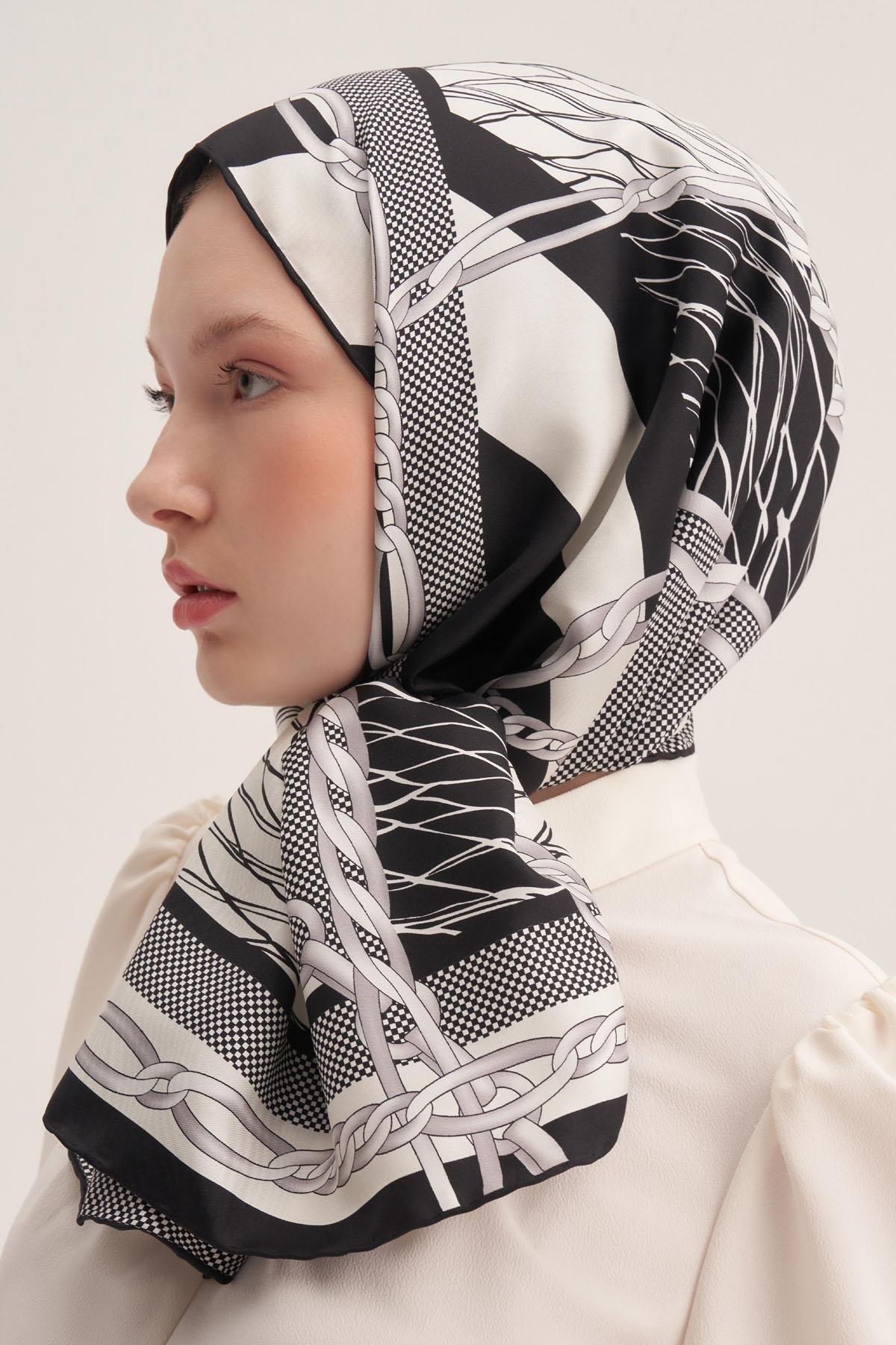 Aker İpek Eşarp - 2025 İlkbahar-Yaz - 9041701-311 - Sura