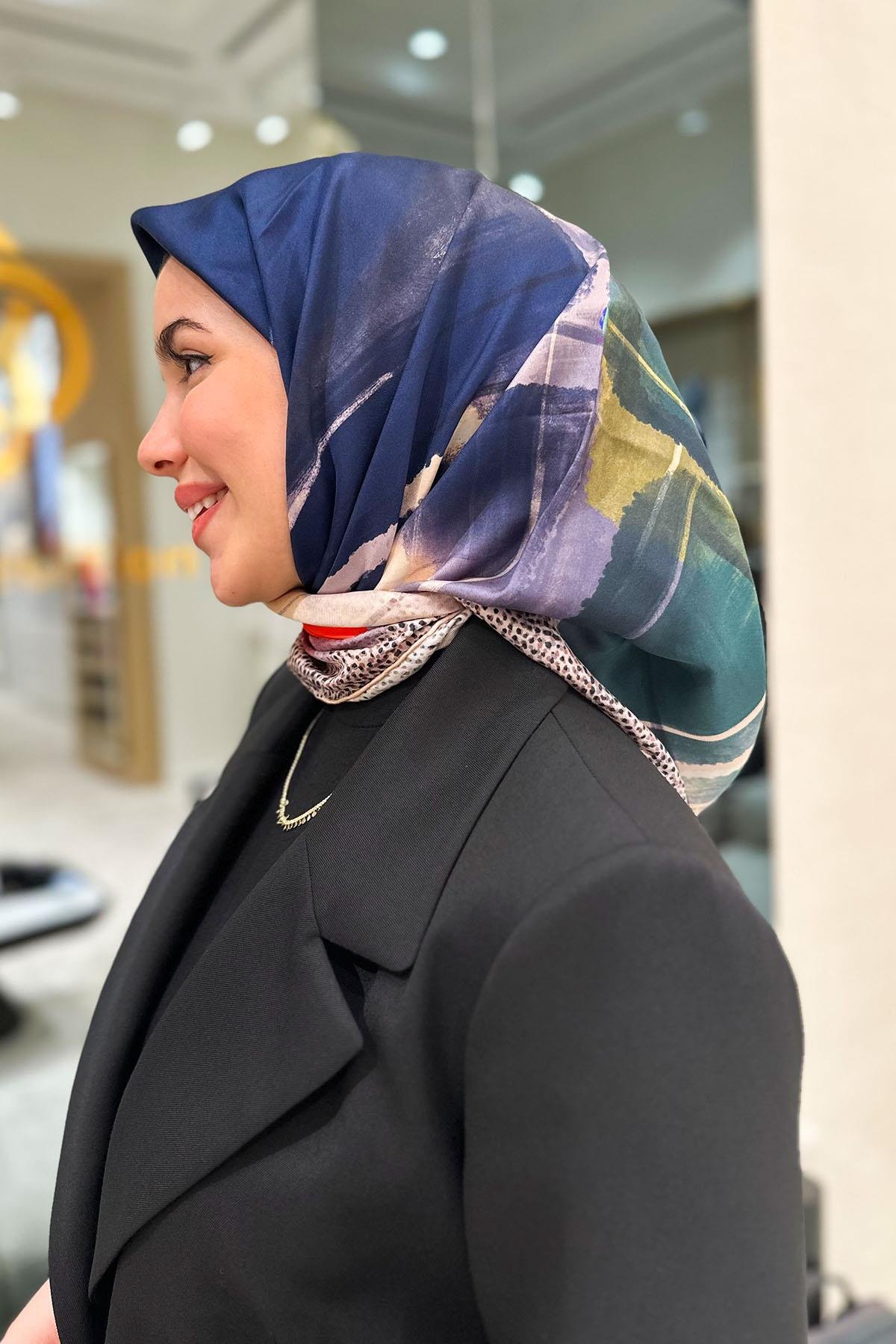 Aker Silk Scarf - 2025 Spring-Summer - 9045713-961 - Twill Silk