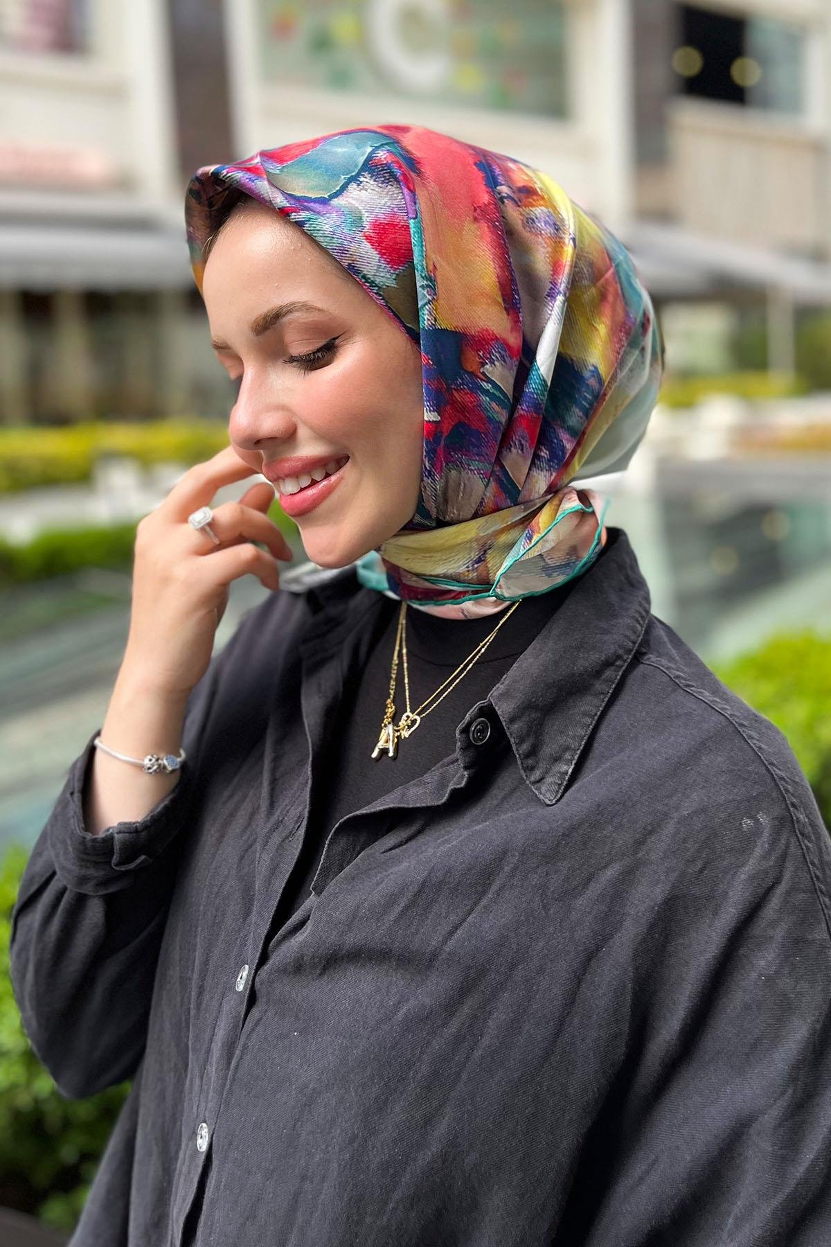 Aker İpek Eşarp - 7826713-952 - Tivil