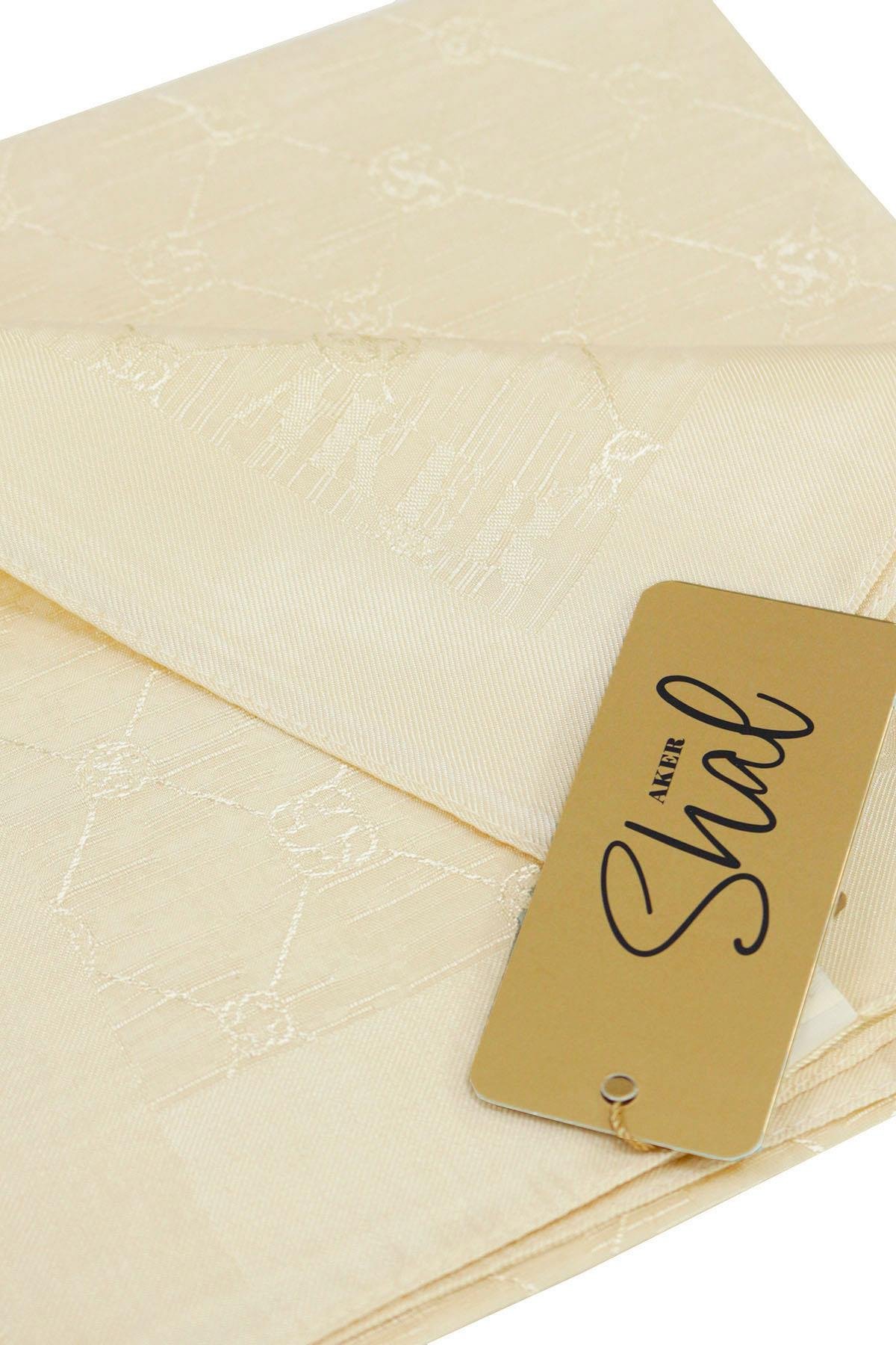 Aker Koza Eşarp - 1050950-914 - Krem