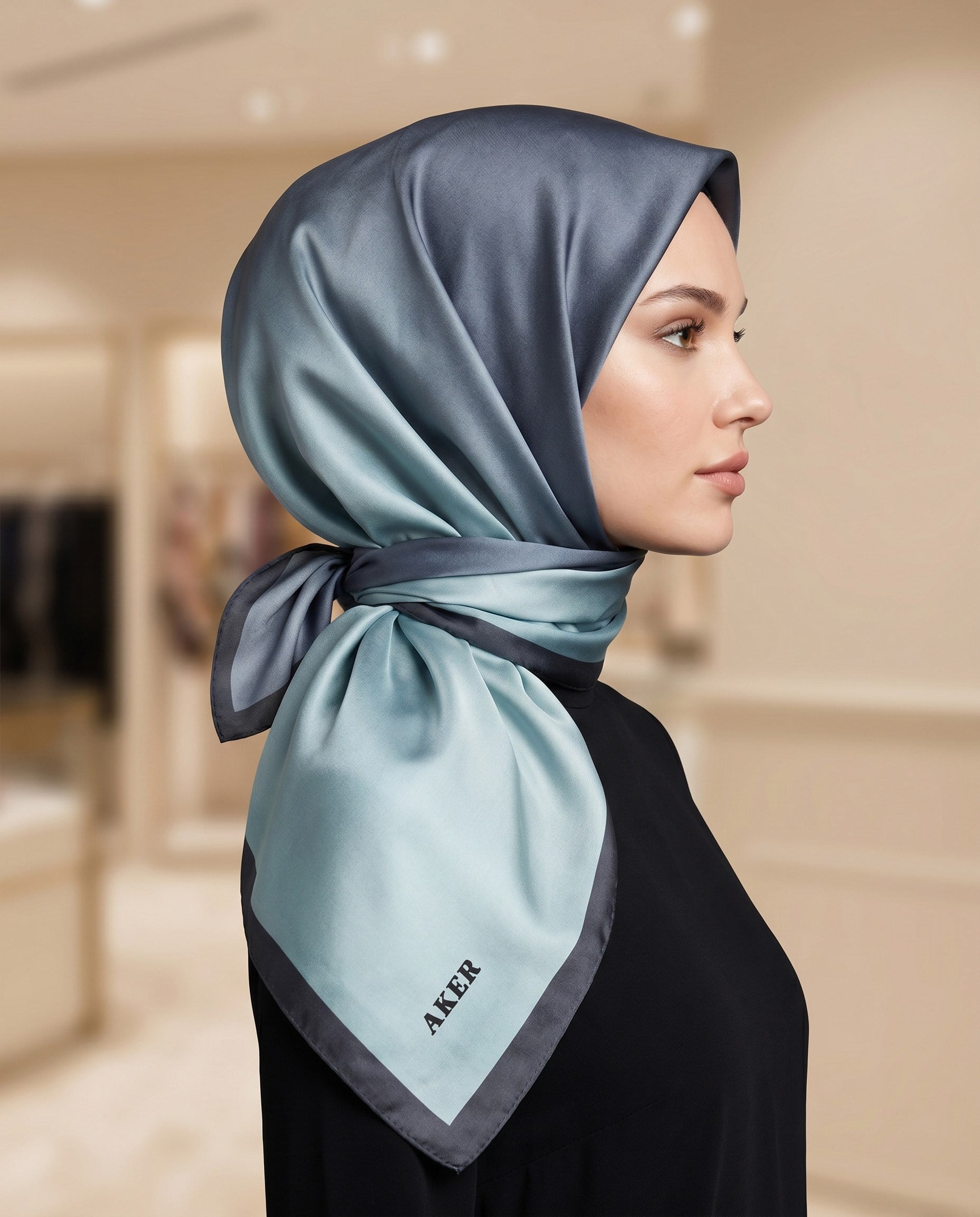 Aker Kristal Eşarp - Degrade - 1070950-922 - 