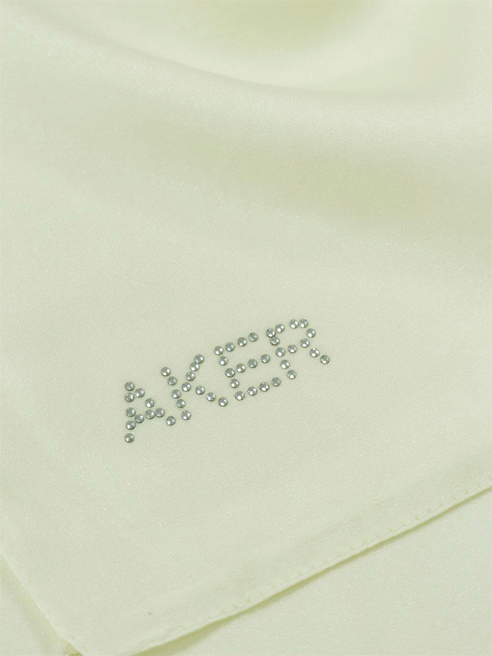 Aker Kristal Şal - Düz Renk - 3030100-912 - Krem