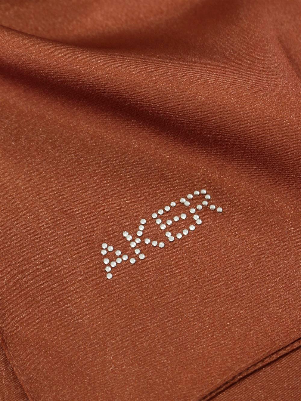 Aker Kristal Şal - Düz Renk - 3030100-941 - Kiremit