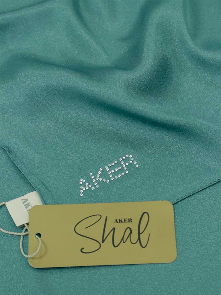 Aker Kristal Şal - Düz Renk - 3030100-952 - Yeşil