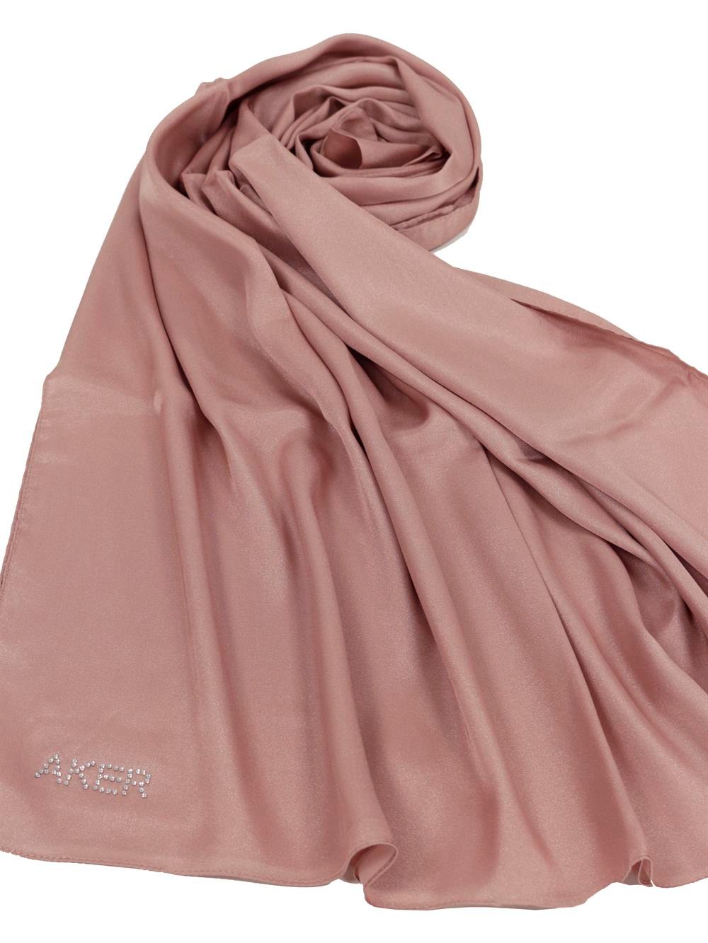 Aker Kristal Şal - Düz Renk - 3030100-992 - Pembe