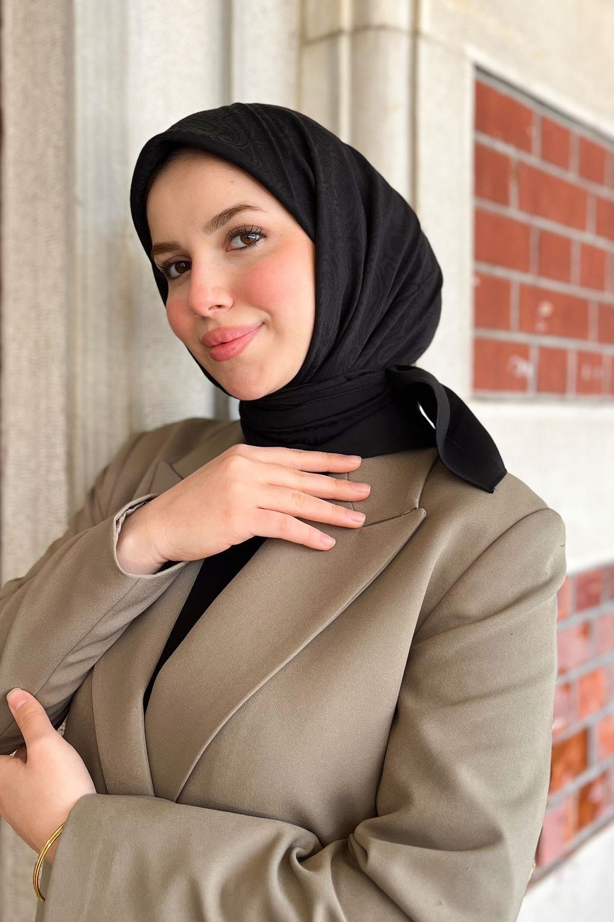 Aker Lyocell Etnik Jakar Eşarp - 3030350-911 - Renk