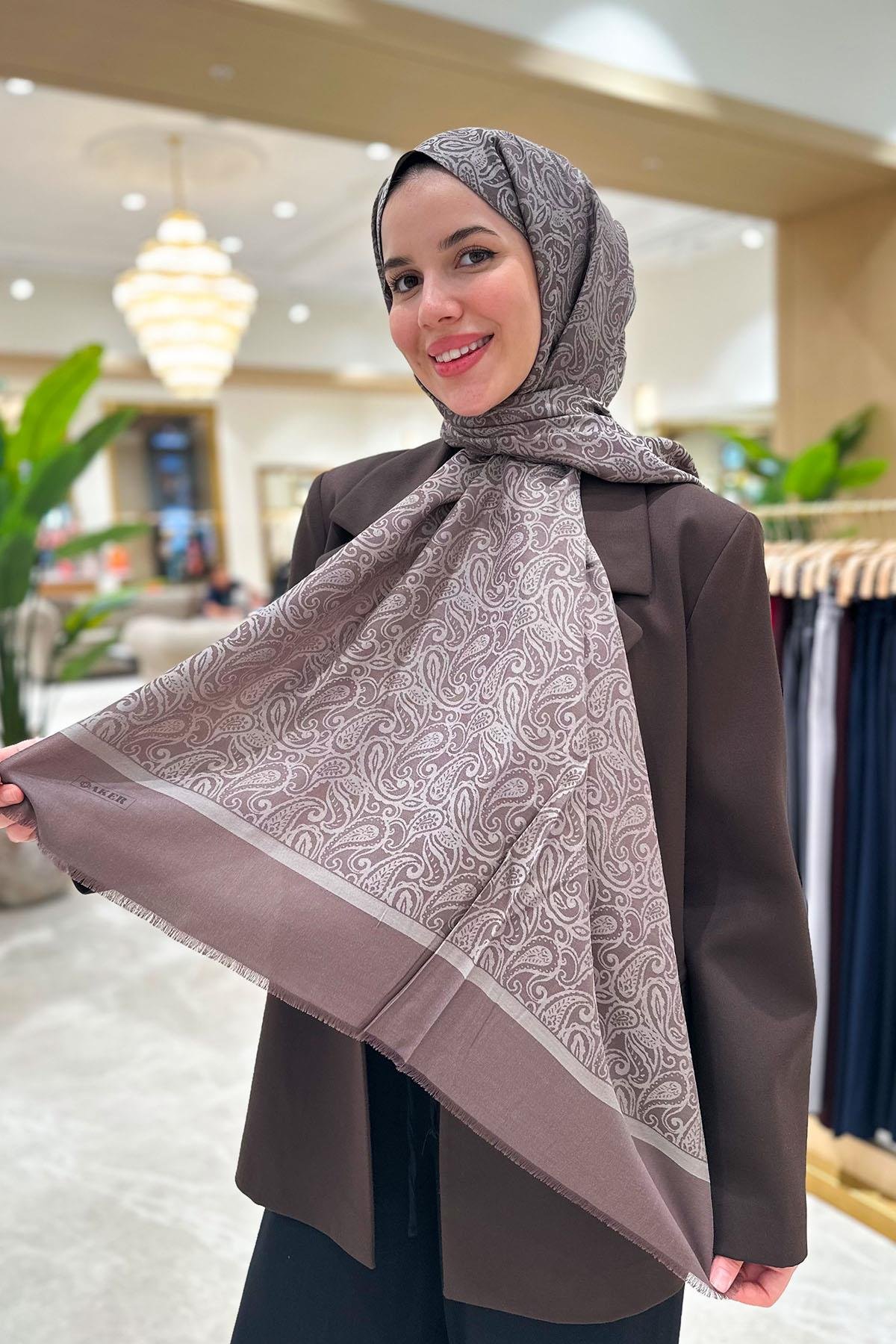 Aker Lyocell Etnik Jakar Şal - 3030300-931