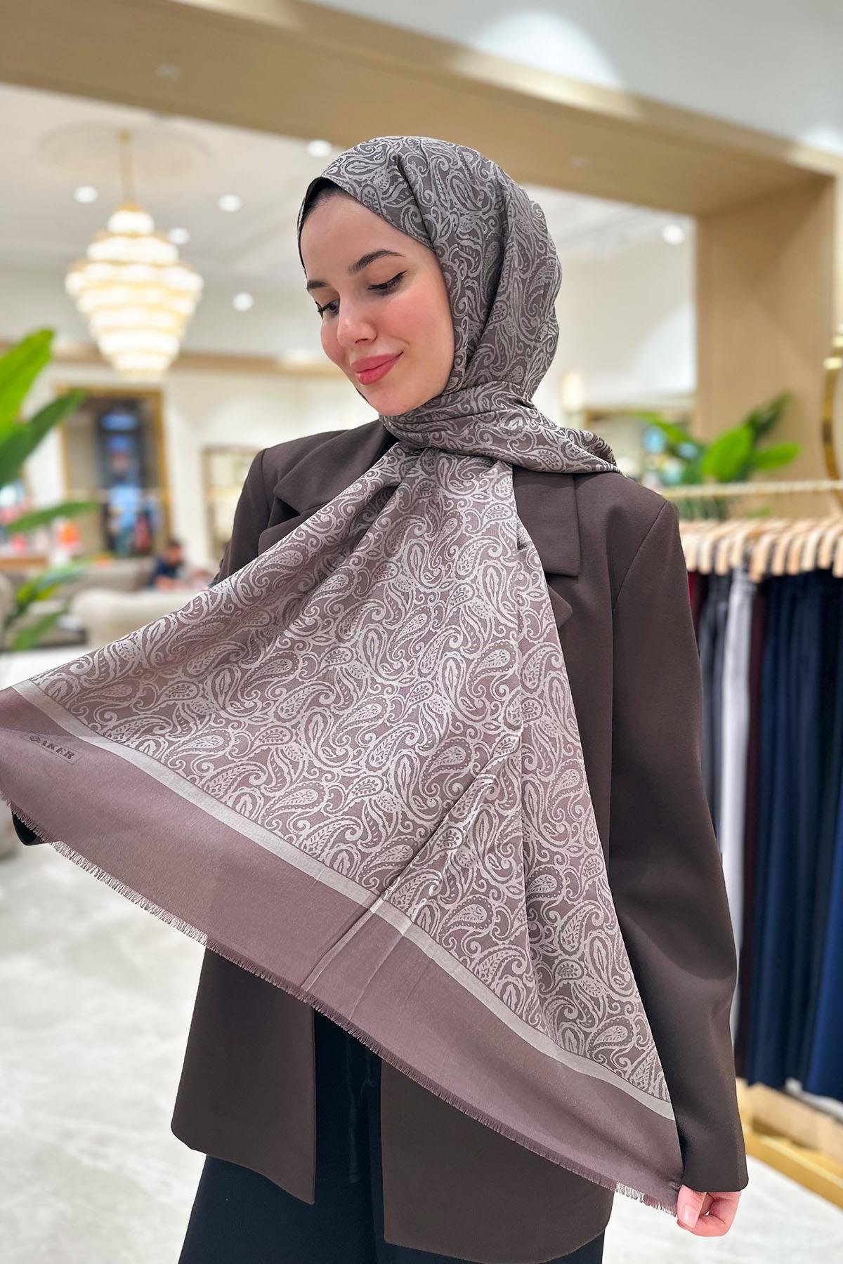 Aker Lyocell Etnik Jakar Şal - 3030300-931