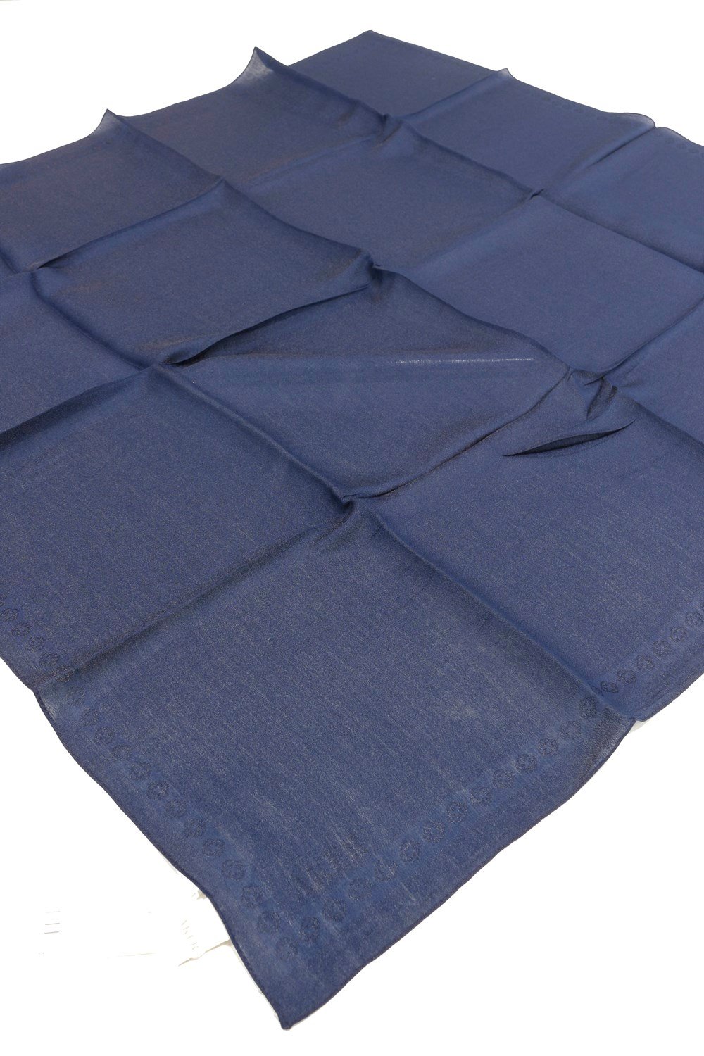 Aker Simli Monogram Eşarp - Düz Renk - 1040200-321