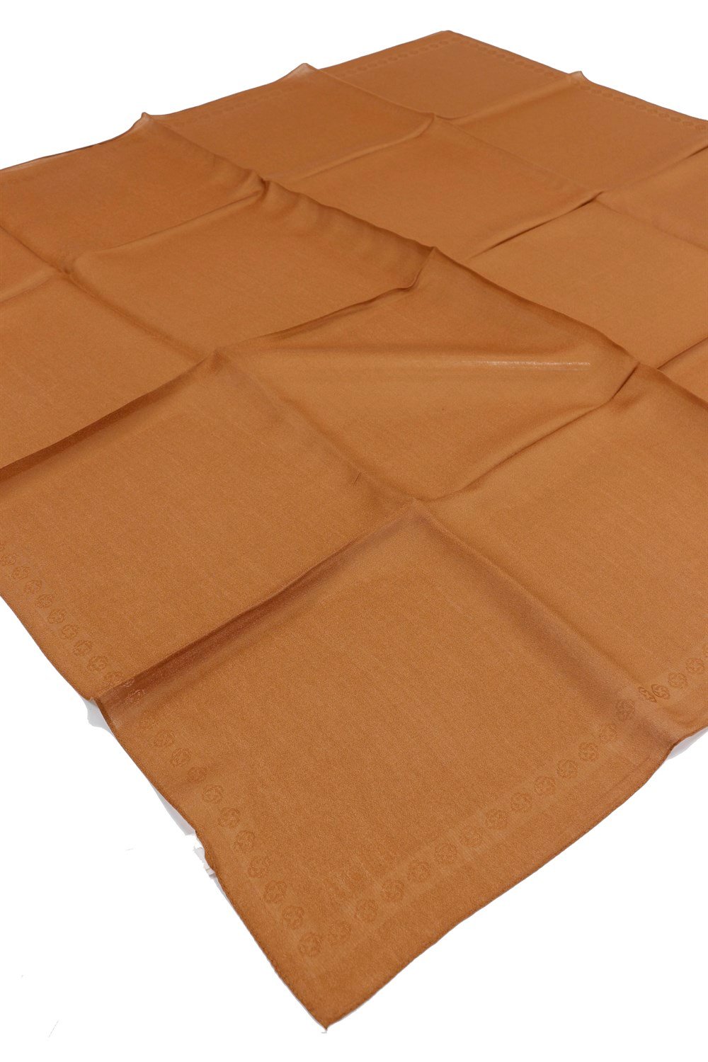 Aker Simli Monogram Eşarp - Düz Renk - 1040200-363