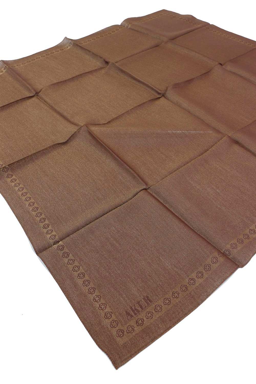 Aker Simli Monogram Eşarp - Düz Renk - 1040200-331