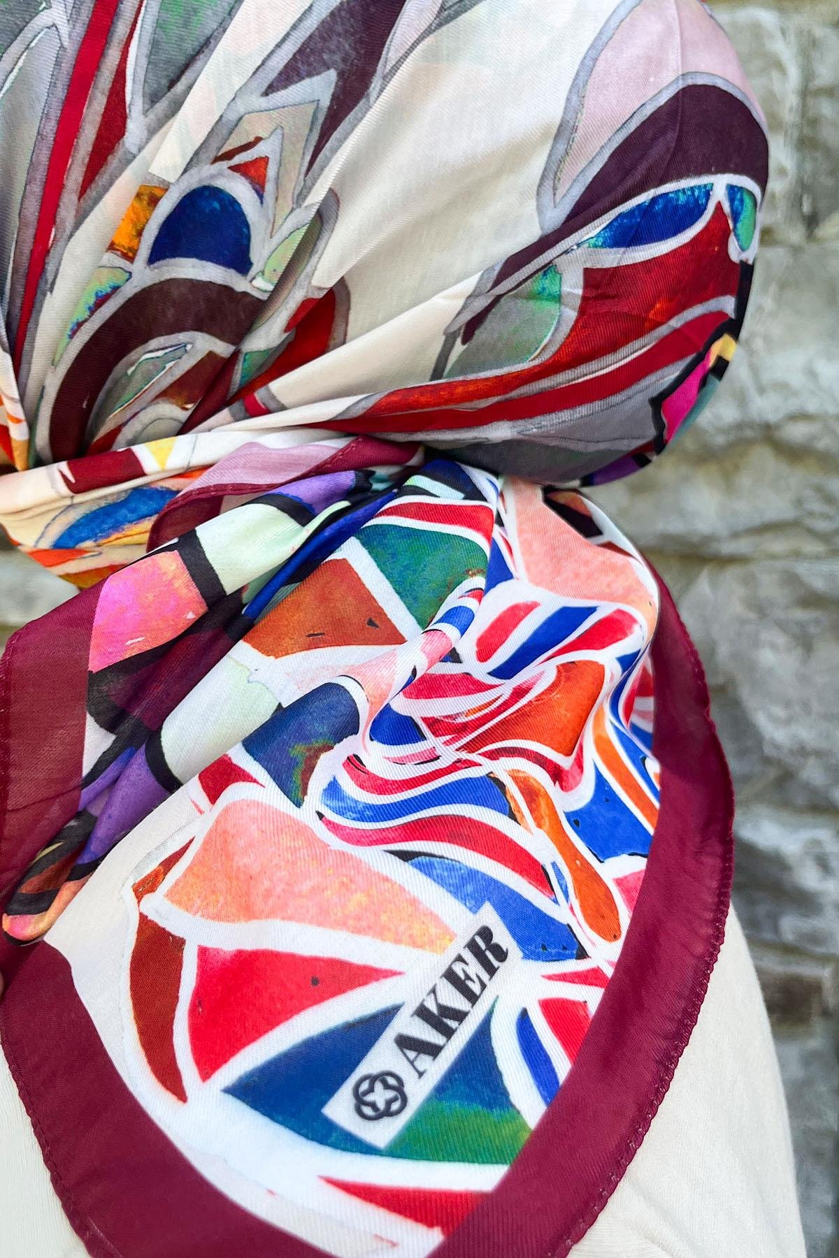 Aker Soft Touch Pamuk Eşarp - 7182229-011