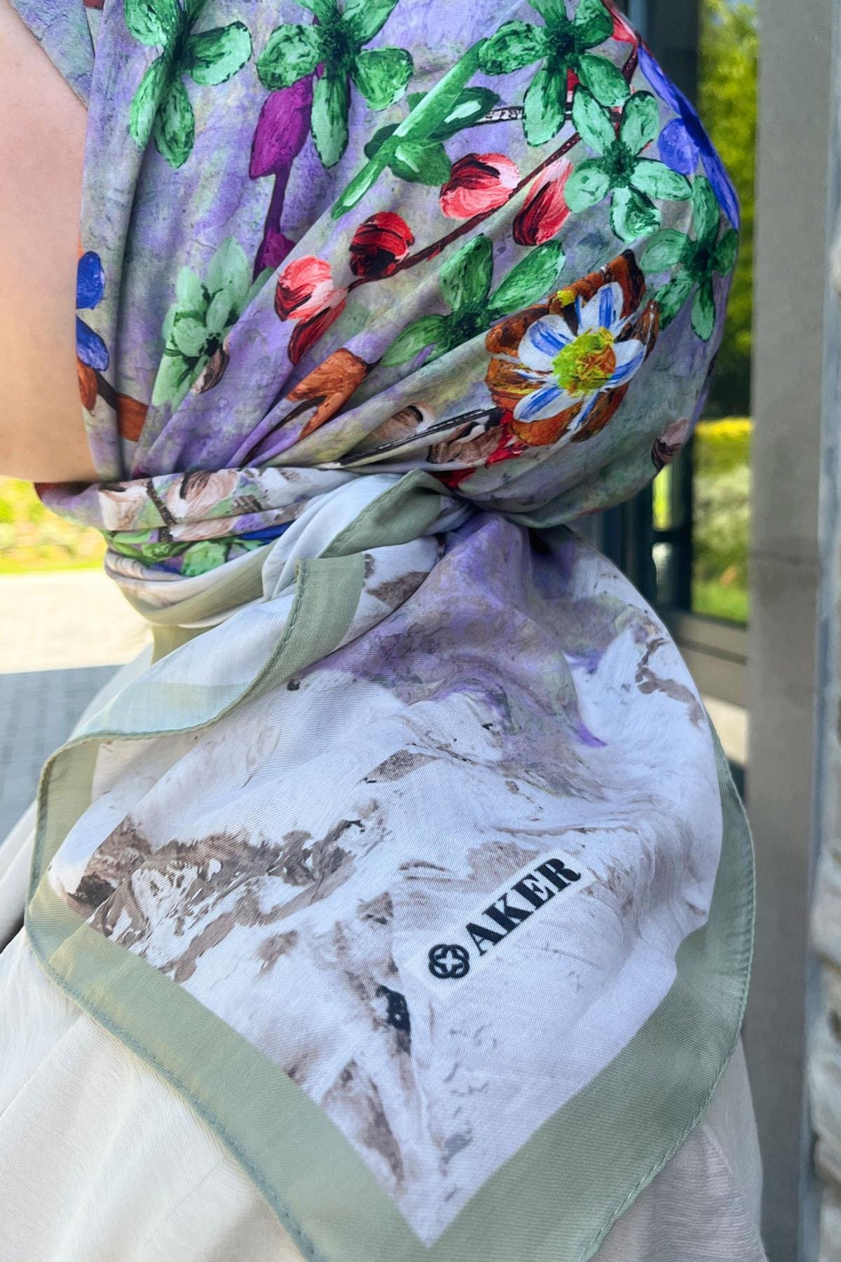 Aker Soft Touch Pamuk Eşarp - 7412229-004