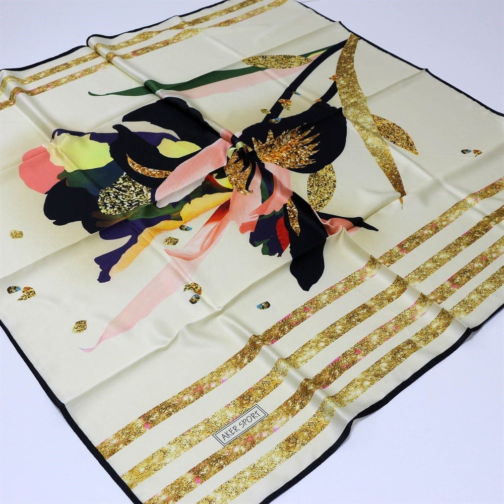 Aker Sport Eşarp - KN7195769-912 - Sura, Saten