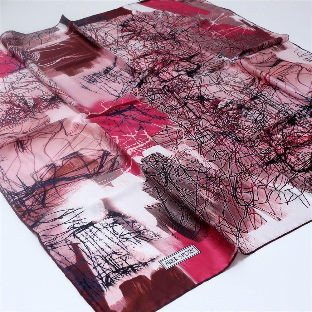 Aker Sport Eşarp - KN7711769-942 - Sura, Saten