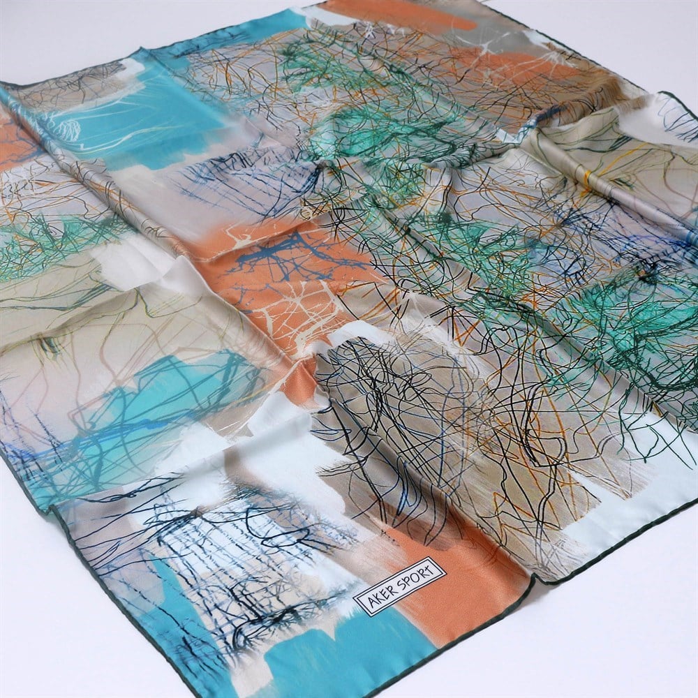 Aker Sport Eşarp - KN7711769-951 - Sura, Saten