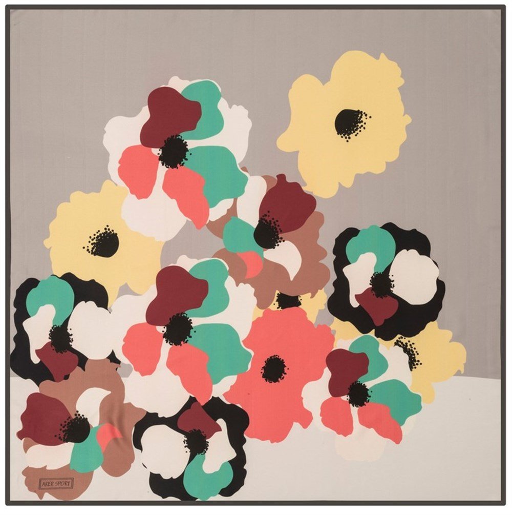 Aker Sport Eşarp - KN8014769-971 - Sura, Saten