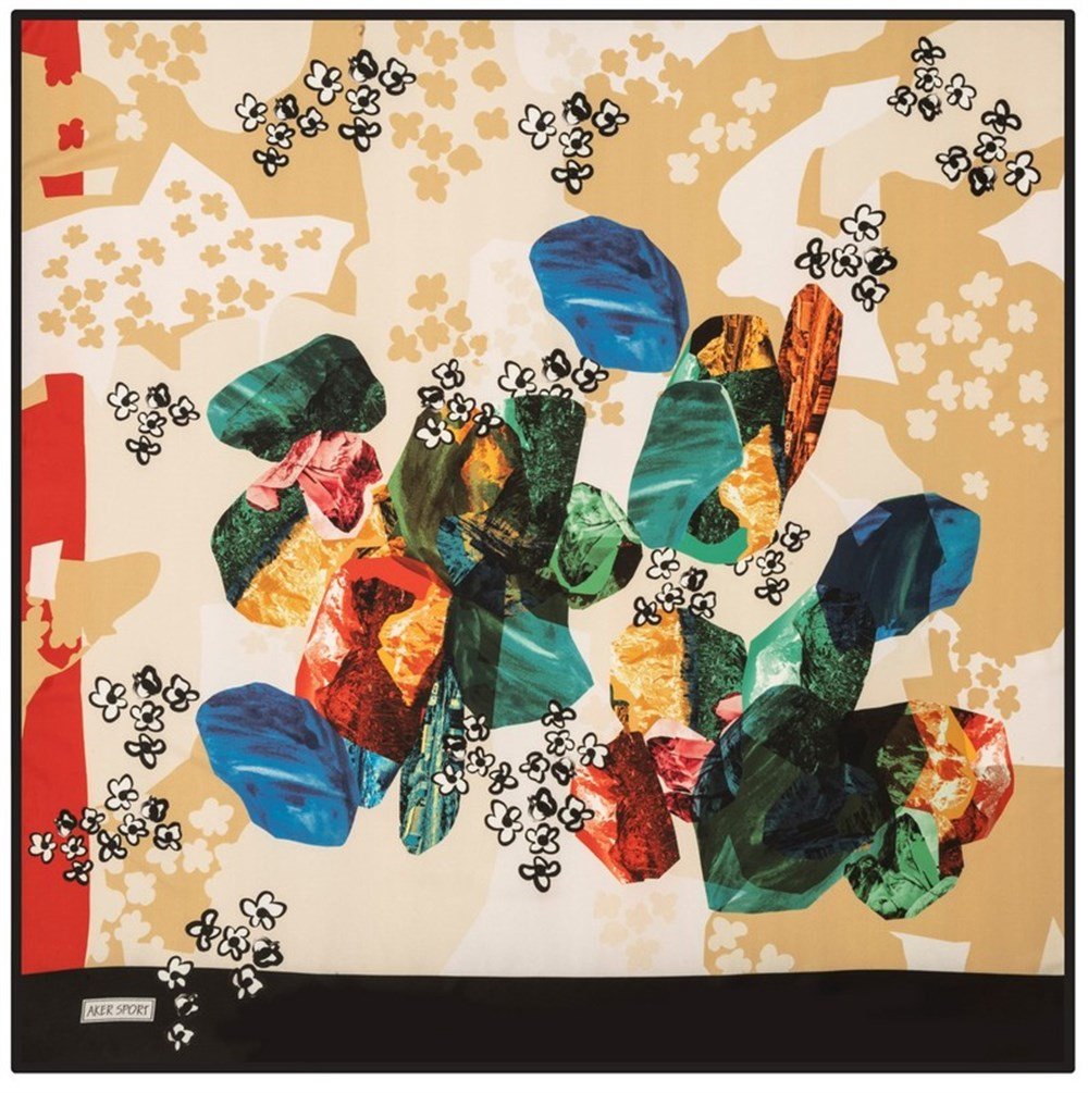 Aker Sport Eşarp - KN8070769-912 - Sura, Saten