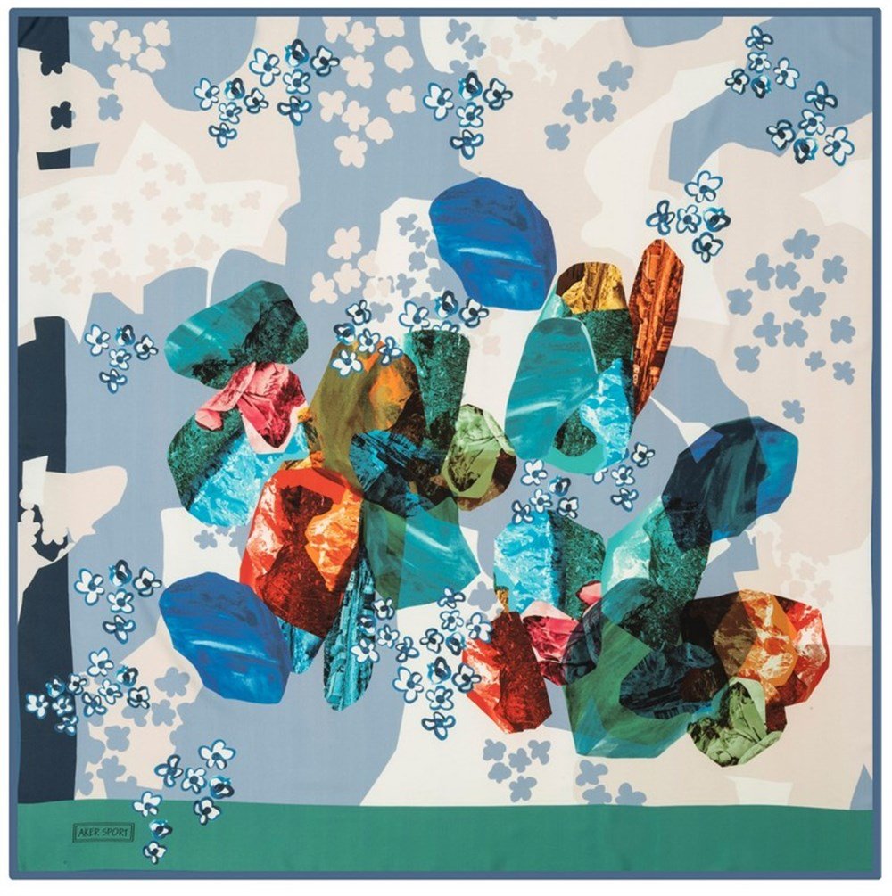 Aker Sport Eşarp - KN8070769-922 - Sura, Saten