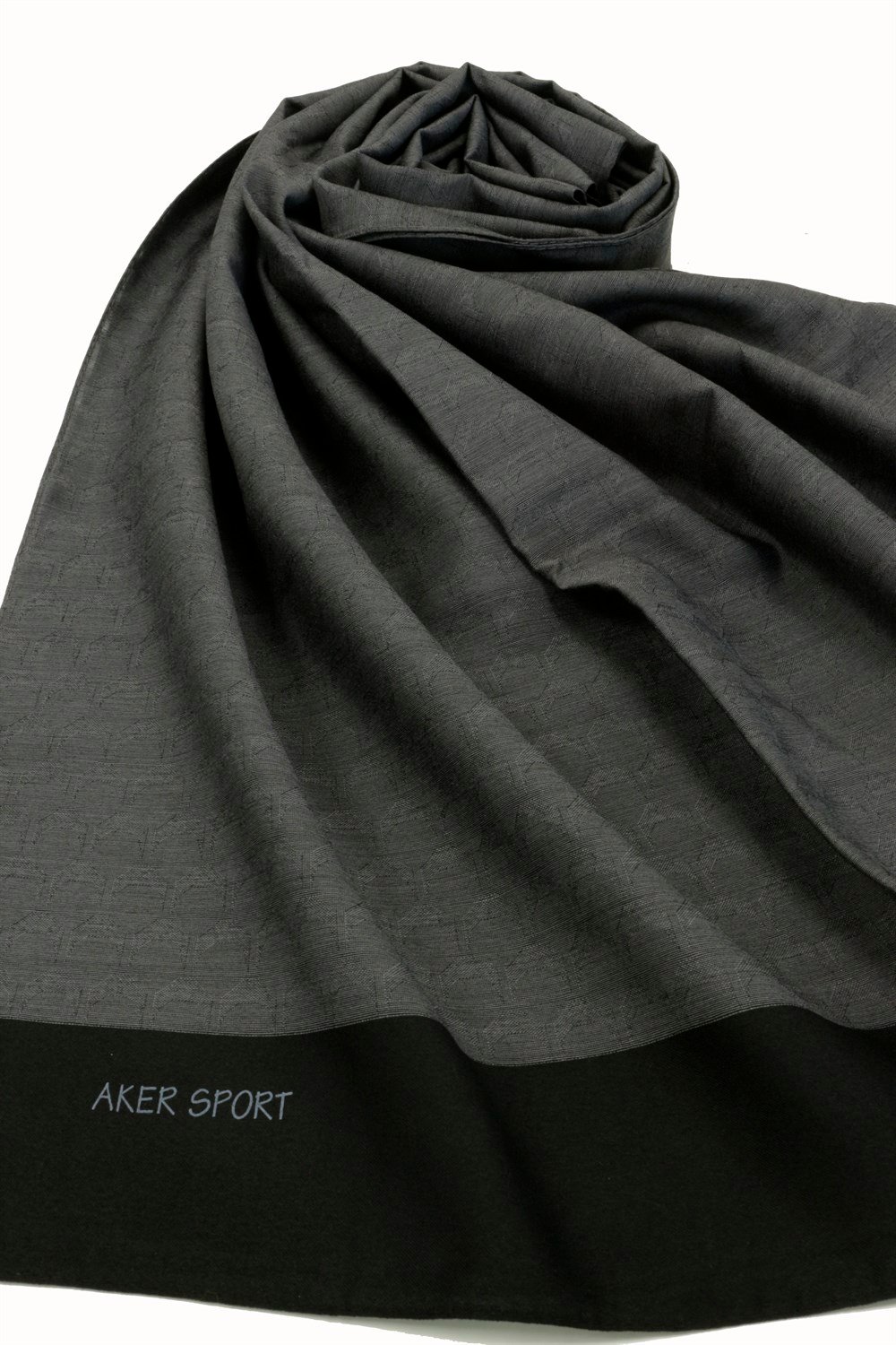 Aker Sport Monogram Moon Şal - 3'lü Set - Siyah, Kiremit, Kahve